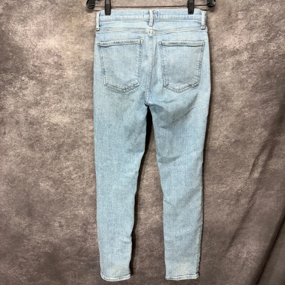Agolde Nico High Rise Slim Fit Skinny Jeans Women's Size 27 Light Wash